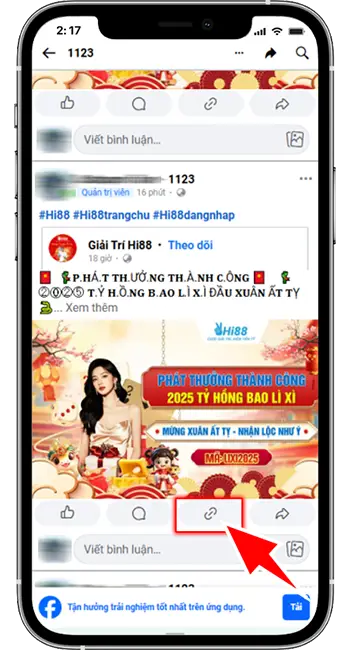 Bước 4: Sao chép link cá nhân, bài viết đã chia sẻ trong nhóm